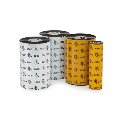 प्रिंटेड ज़ेबरा प्रिंटर वैक्स रिबन