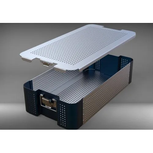 Black 60 X 30 X 15cm Sterilization Container