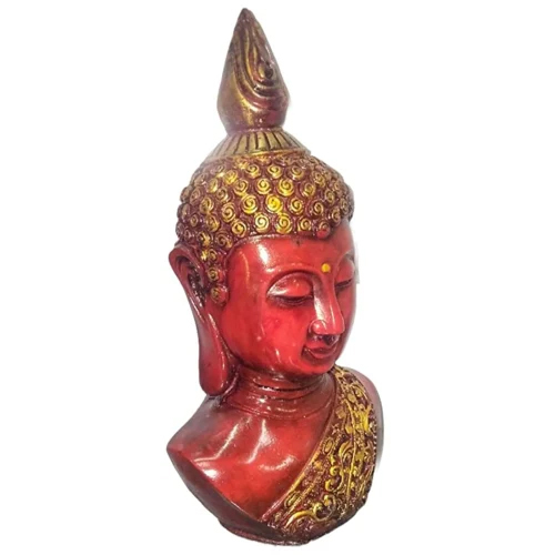 Handmade Resin Buddha Statue - Durable Resin | Different Sizes Available, Vibrant Colors, Aesthetically Pleasing, Polished Finish