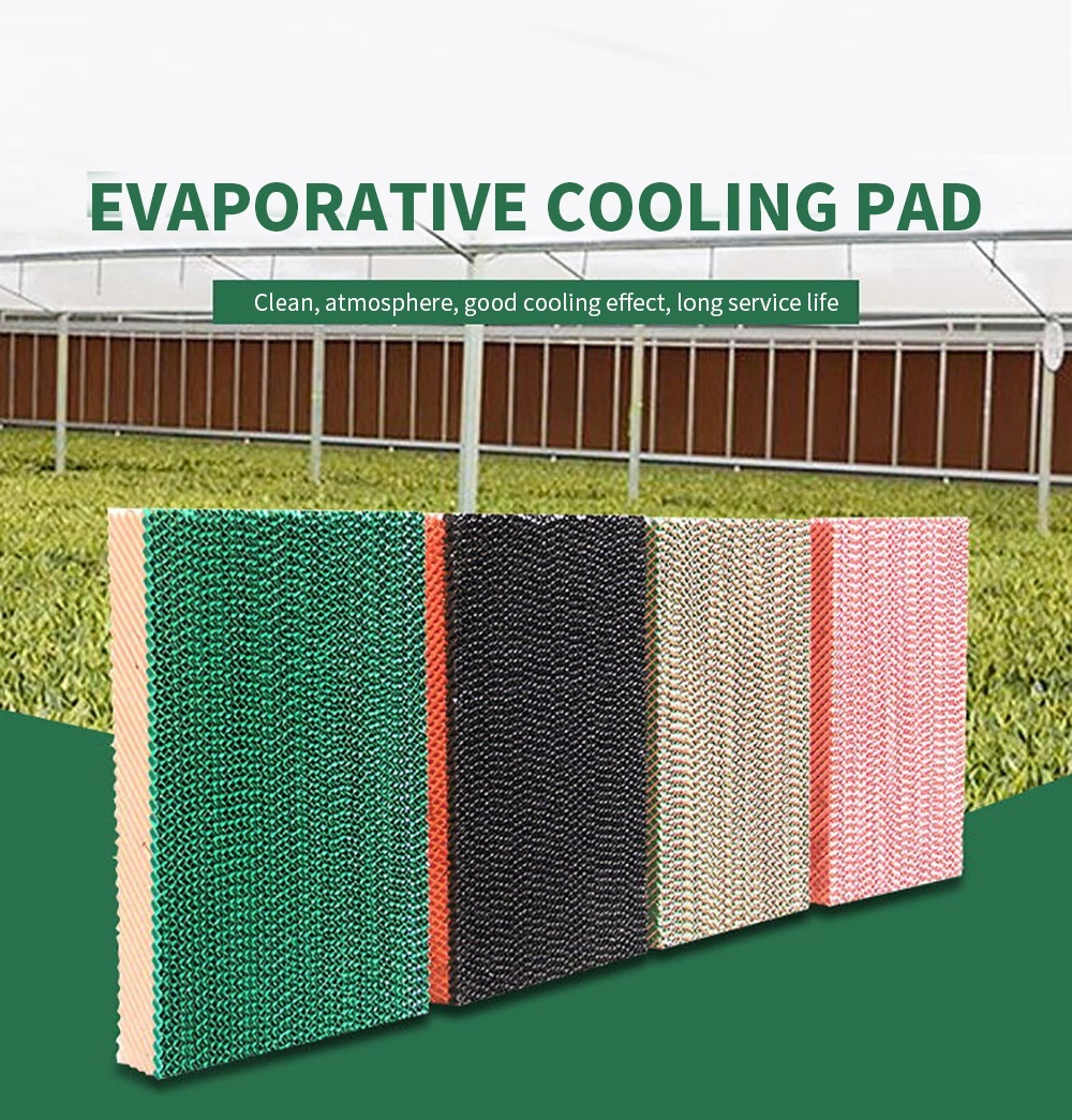 Cellulose Pad - Dimensions 600x600x50mm To 1800x600x300mm | Cooling Solution For Greenhouses, Livestock, And Industrial Applications