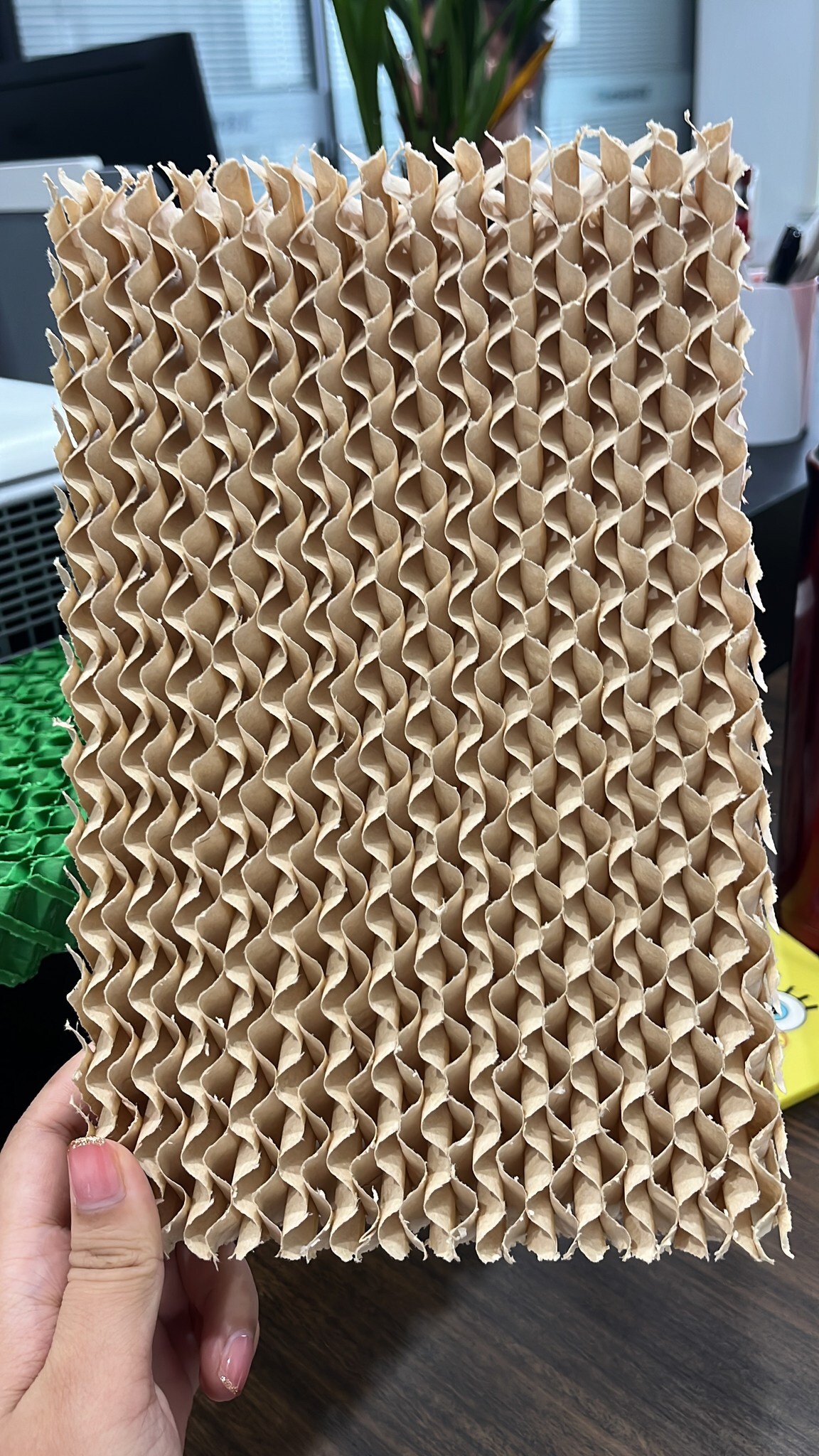 Cellulose Pad - Dimensions 600x600x50mm To 1800x600x300mm | Cooling Solution For Greenhouses, Livestock, And Industrial Applications