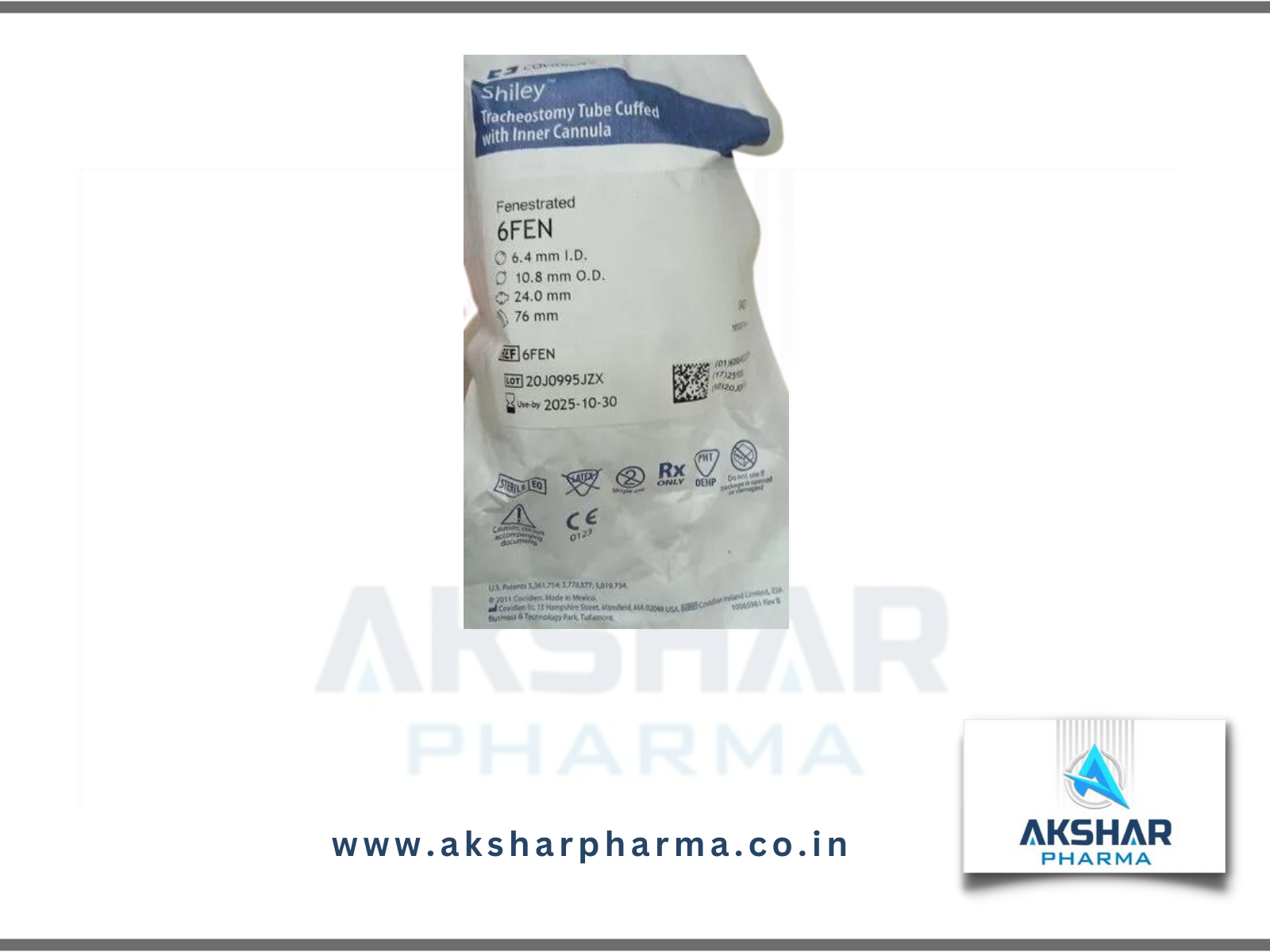 Shiley Tracheostomy Tube Cuffed - Recommended For: Hospital