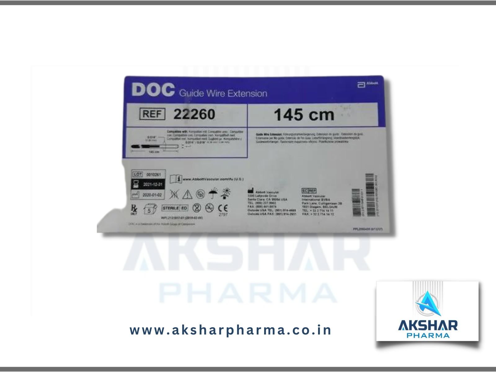 Doc Guide Wire Extension - Hydrophilic Material, 0.014/0.018 X 145cm Size, White Color | Recommended For Hospitals, Normal Storage Instructions