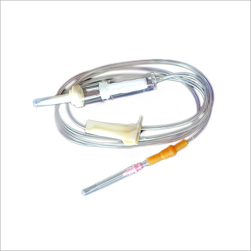 Blood Administration Set - Superior Quality PVC with 18G Needle | Strong Spike for Easy Piercing, 20 Drop/ml Flow Rate, Blood Filter with 200 Microns