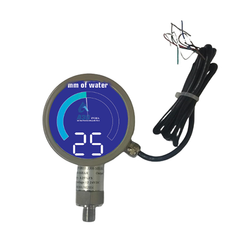 Grey Digital Magnehelic Gauge