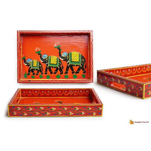 Glossy Wooden Tray