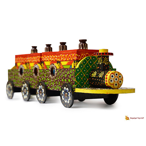 Multicolor Toy Train Wooden