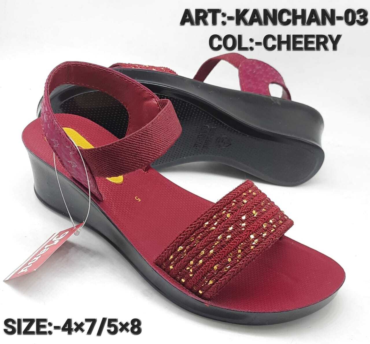 Ladies Fancy Blue Slipper - Material: Rubber