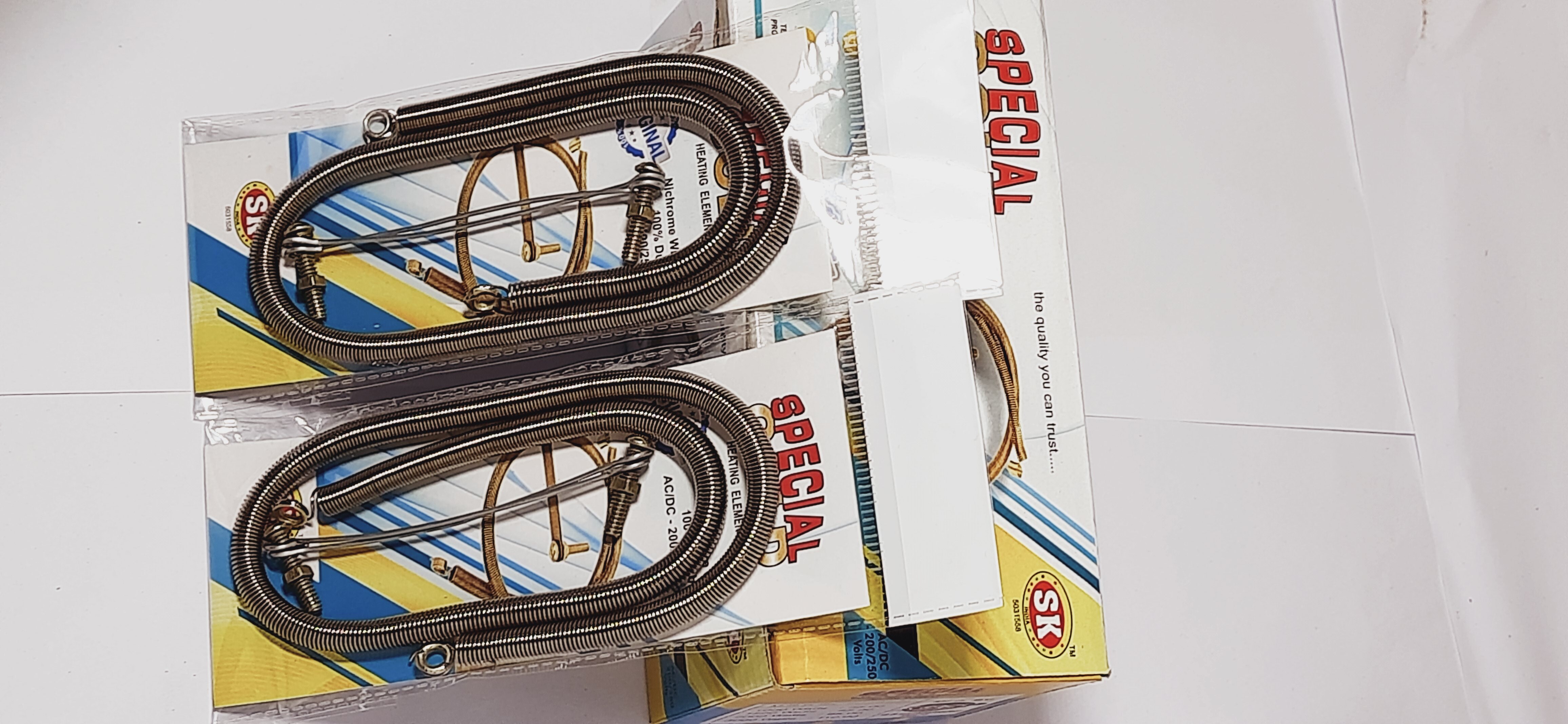 Heating Element - Water Heating Elements, 3000 Watts Power, 24 Inch Length, Golden Color, Nichrome Insulation, 10000 Grams Weight