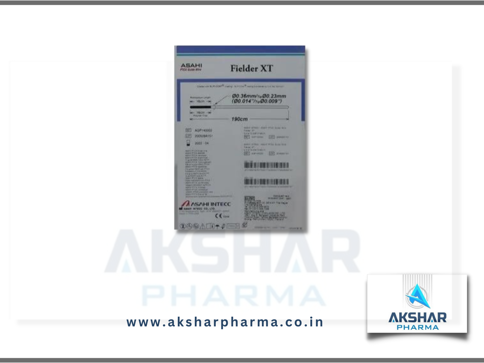 Fielder Xt - 190 Cm & 300 Cm Lengths | Act One Technology For Enhanced Tip Durability, Composite Coil Flexibility, Ideal For Multi-vessel Treatment
