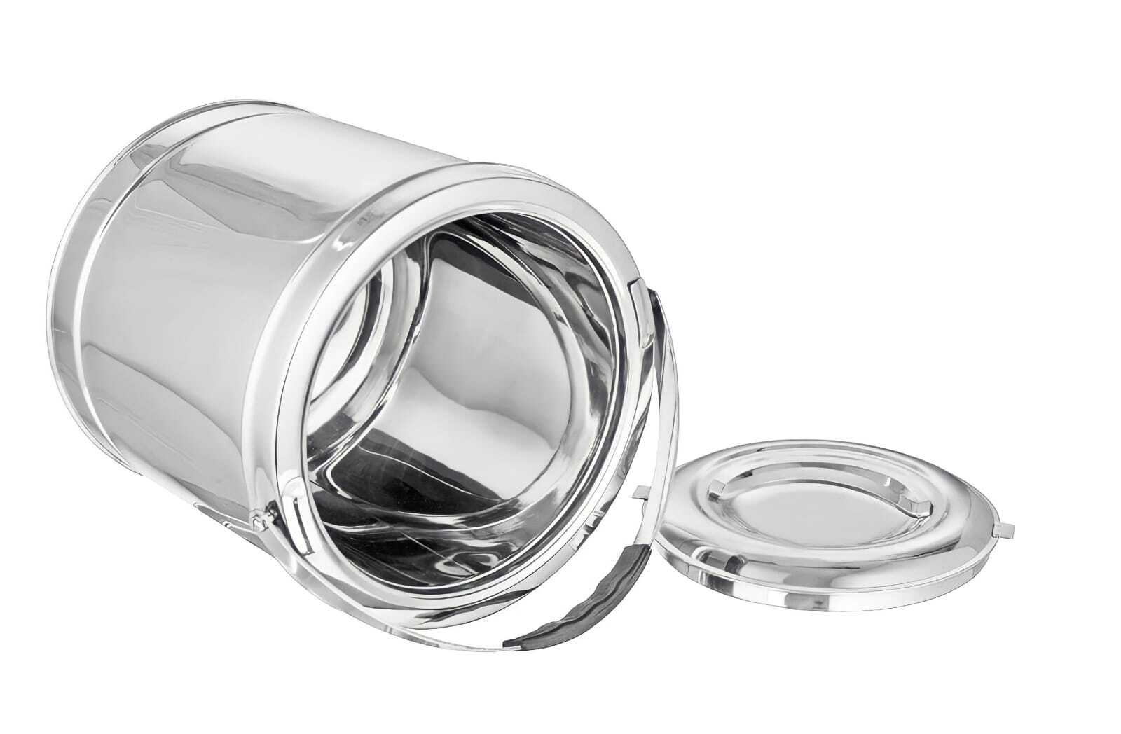 Stainless Steel Hot Pot 5l - Color: Silver
