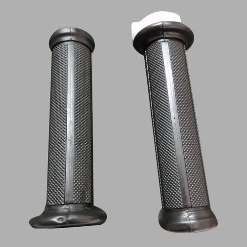 Rubber Handle Grip - Rigid Black Material | High Quality, Durable Performance, Hassle-free Functioning