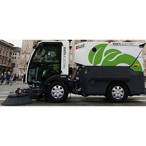 Dzero2 Zero Co2 Emissions Electric Road Sweeper - Capacity: 220 Liter/day