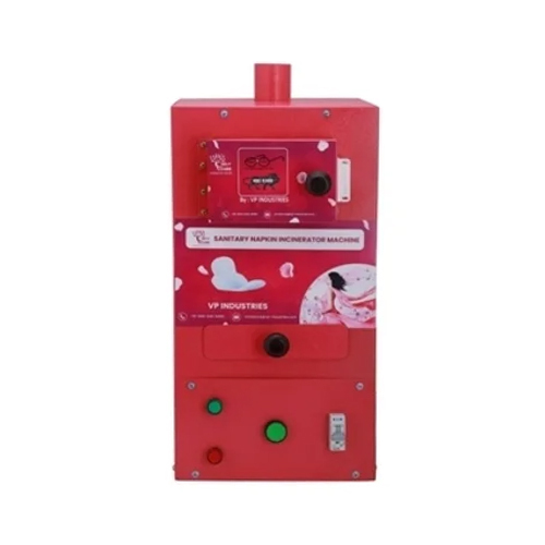100 Pads Electrical Napkin Incinerator Machine - Color: Red