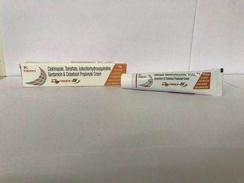 क्लोबेटासोल प्रोपियोनेट जेंटामाइसिन टोलनाफ्टेट आयोडोक्लोरहाइड्रॉक्सीक्विनोलिन और क्लोट्रिमेज़ोल