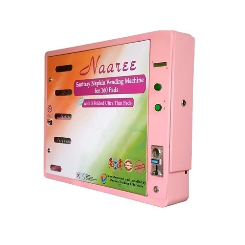 Automatic 160 Pads Horizontal Sanitary Napkin Vending Machine - Material: Stainless Steel