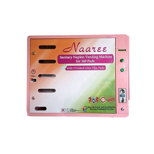 Automatic 160 Pads Horizontal Sanitary Napkin Vending Machine - Material: Stainless Steel