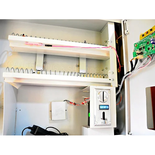 Automatic 50 Pads Horizontal Sanitary Napkin Vending Machine - Material: Stainless Steel