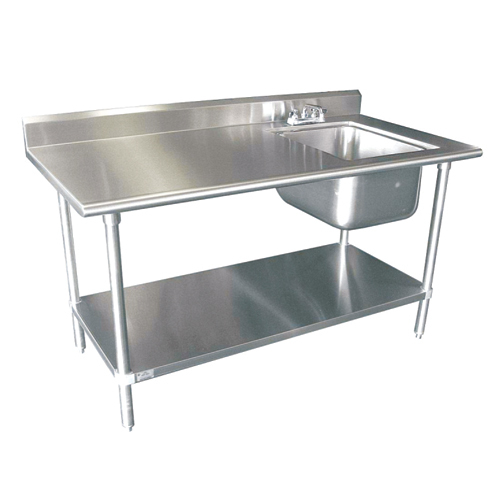 सिल्वर सिंक वर्क टेबल