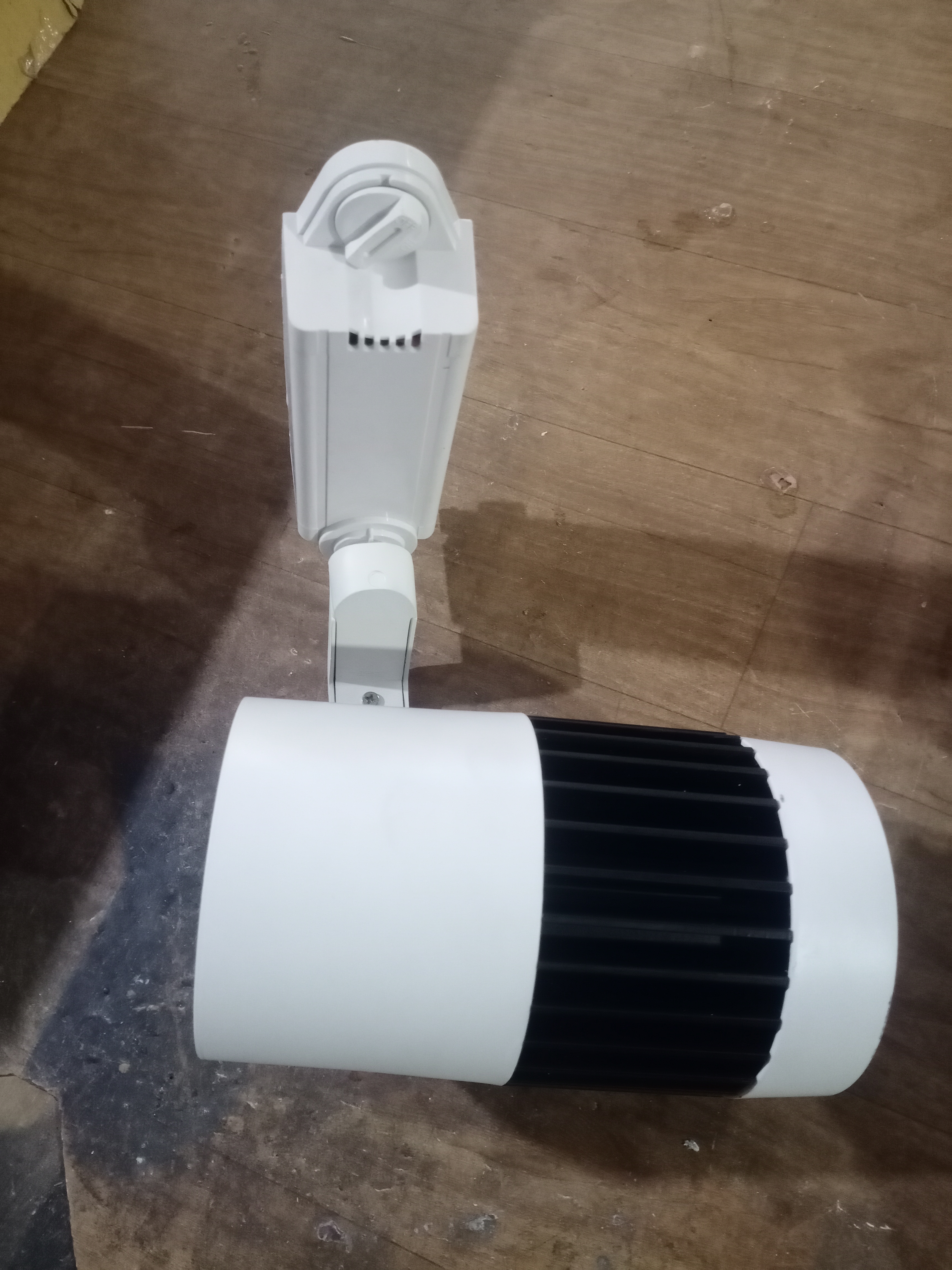White And Black Led Track Light Fixture