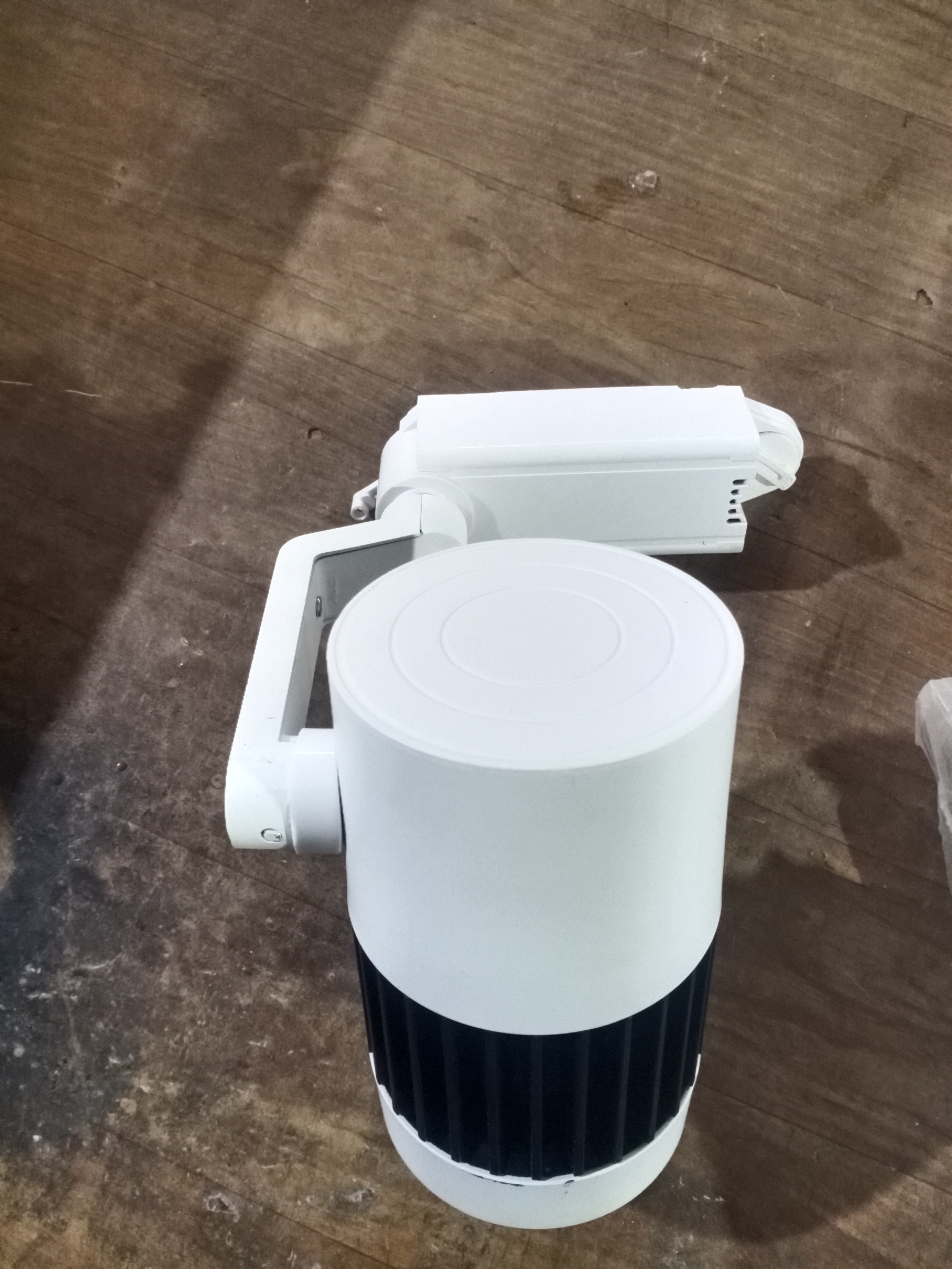 White And Black Led Track Light Fixture