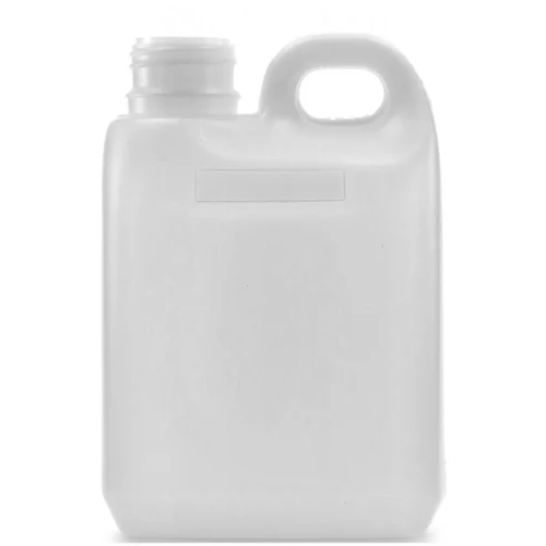 Plastic White Jerry Can - 5 Liter Capacity, Lightweight, D-Shape Handle, Leak Proof, Reusable, Recyclable