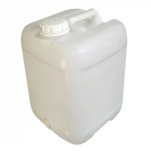25Ltr Jerry Cans - Plastic Material, 25 Liter Size, White Color | Rigid Design, Round Screw Cap for Secure Leakage Resistance