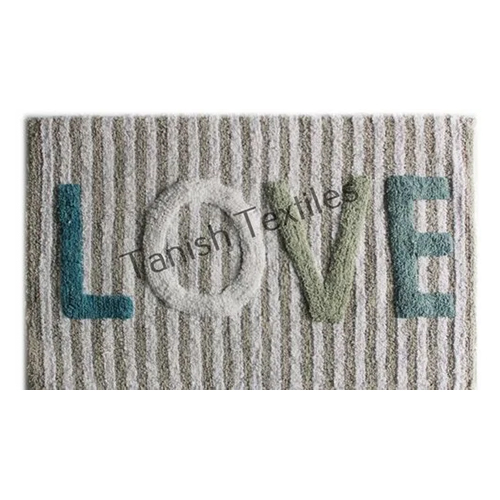 Printed Bath Mat - Cotton Material, Different Sizes Available | Modern Design, Washable
