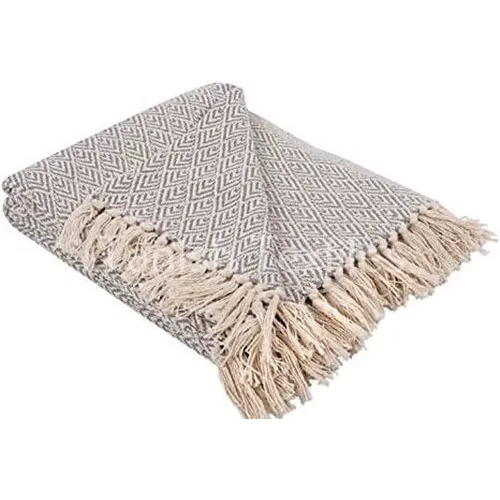 वॉशेबल मिल डाईड यार्न थ्रो