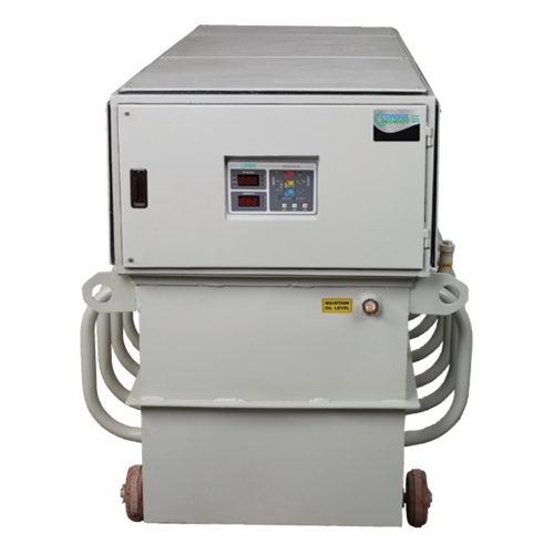 औद्योगिक सर्वो कंट्रोल वोल्टेज स्टेबलाइजर 3kva से 3000kva ऑयल कूल्ड फ्रीक्वेंसी (मेगाहर्ट्ज): 50 हर्ट्ज (हर्ट्ज)