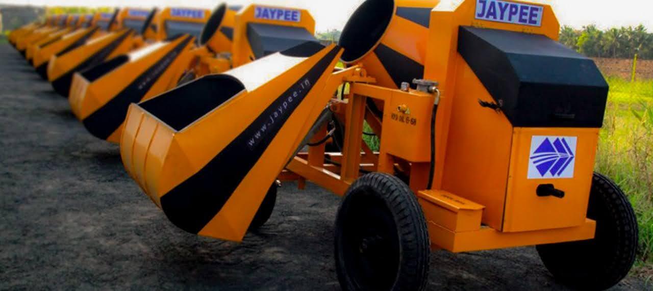 Yellow Jaypee Concrete Mixer