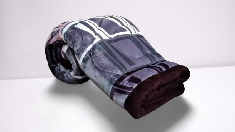 New Santroking Comforter - Microfiber Double Quilt, 5 Kg, Red | Flannel & Coral Design, Soft Fabric, Easy Care, Warm Comfort