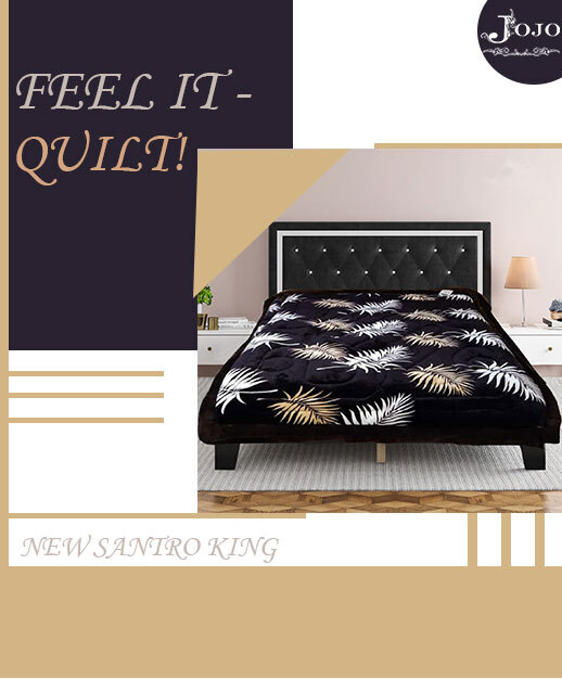 New Santroking Comforter - Microfiber Double Quilt, 5 Kg, Red | Flannel & Coral Design, Soft Fabric, Easy Care, Warm Comfort