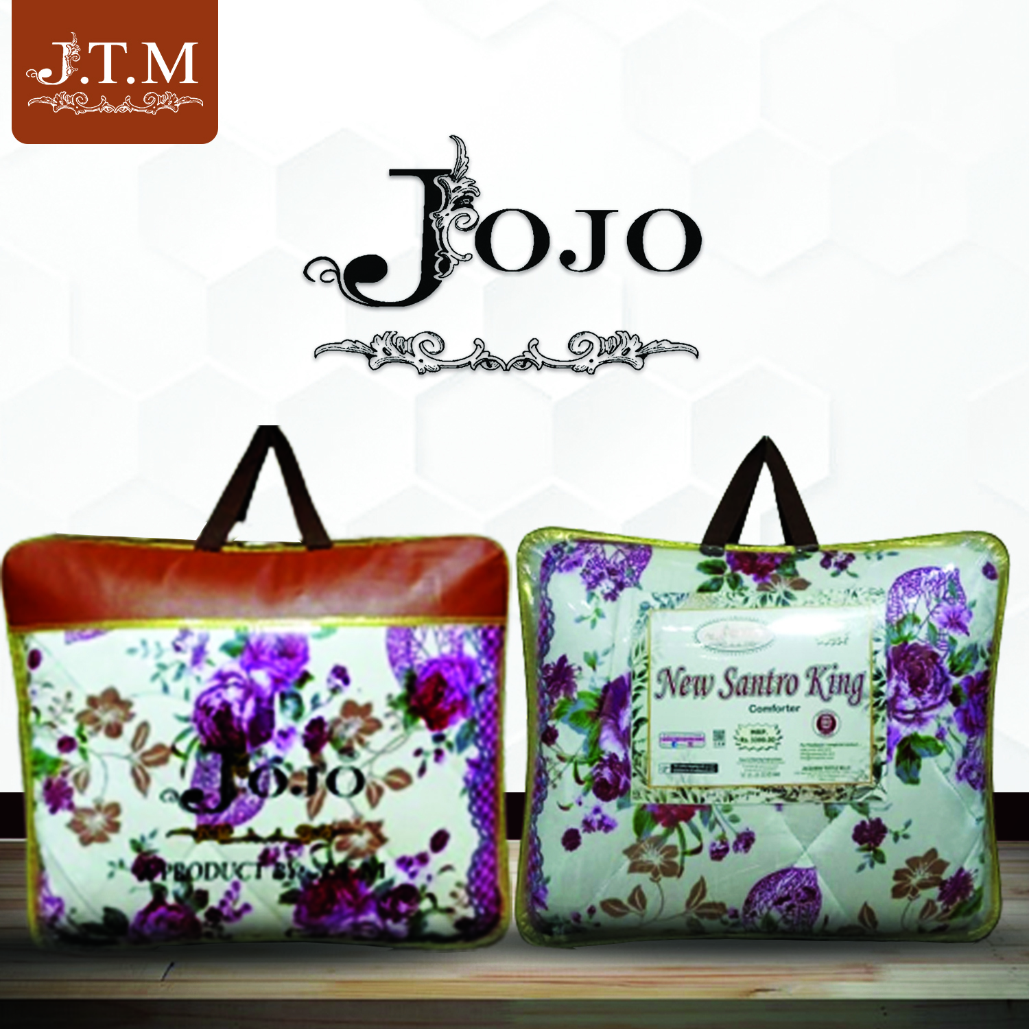 New Santroking Comforter - Microfiber Double Quilt, 5 Kg, Red | Flannel & Coral Design, Soft Fabric, Easy Care, Warm Comfort