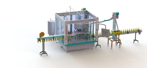 स्वचालित जूस भरने की मशीन