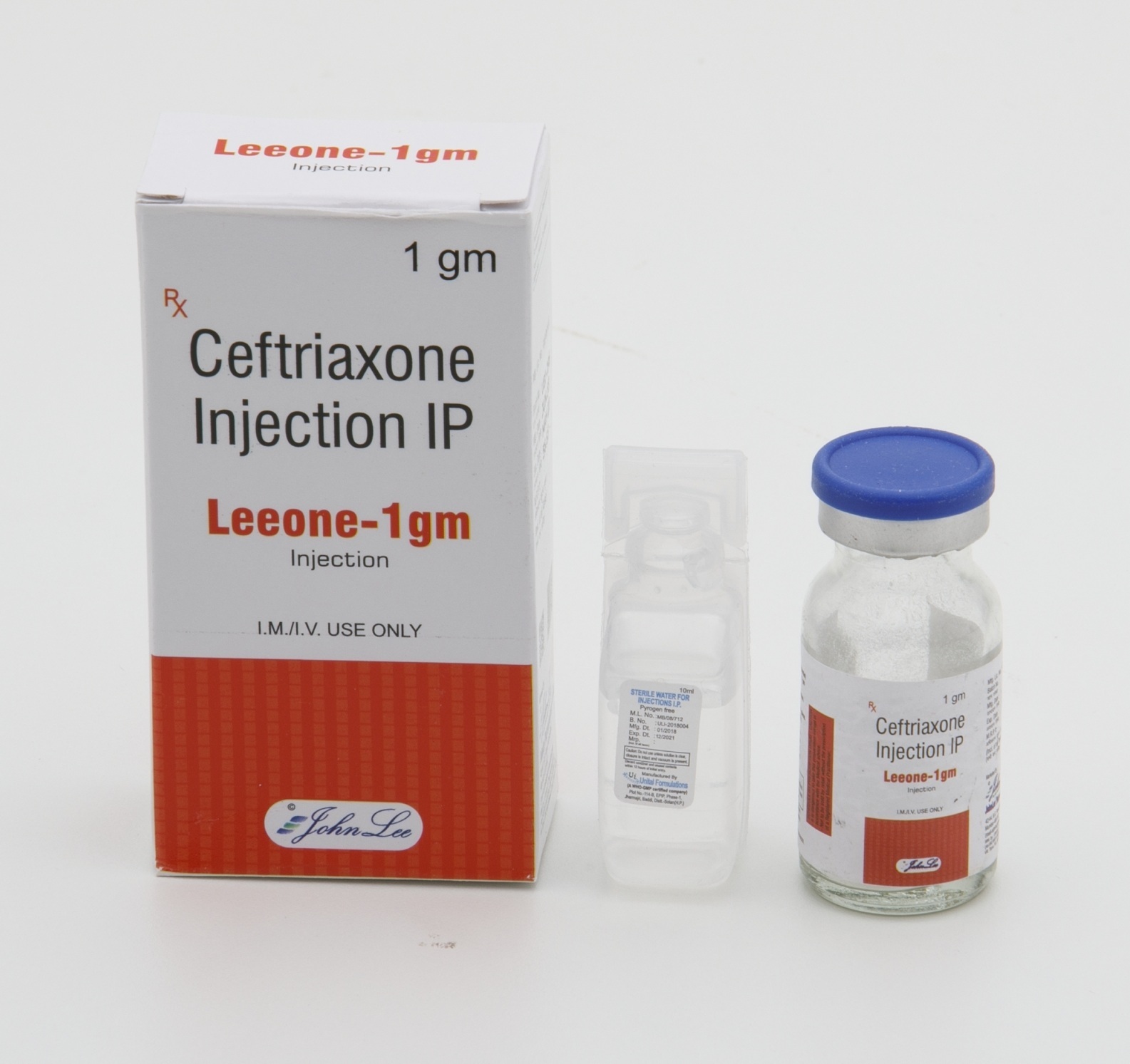 Ceftriaxone Injection - 1 Gm Powder, Iv & Im Administration | Broad-spectrum Cephalosporin Antibiotic For Effective Bacterial Infection Treatment, 1000 Pieces Per Pack, Store In Dry & Cool Place