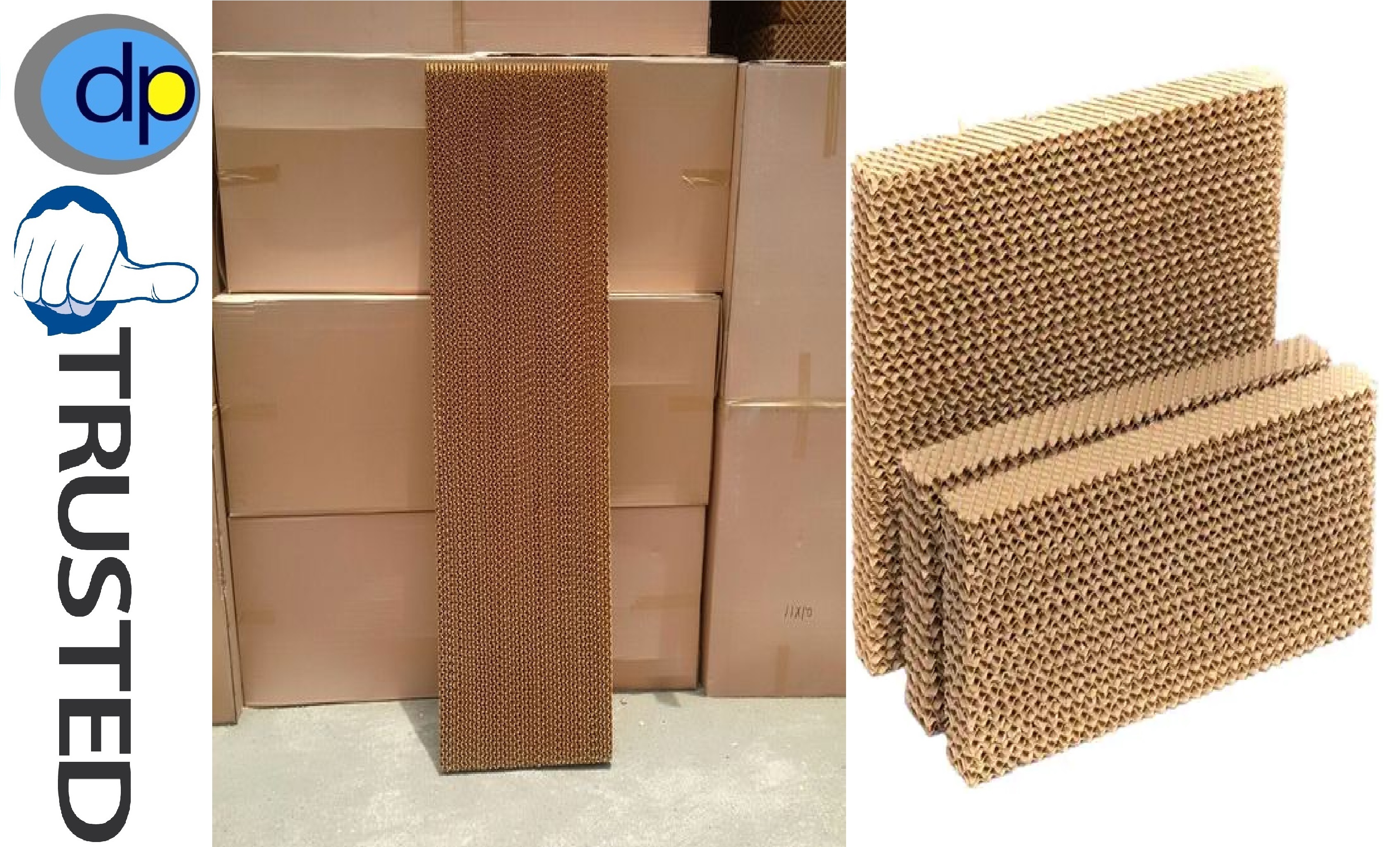 Brown Evaporative Cooling Pad By Ahmedabad
