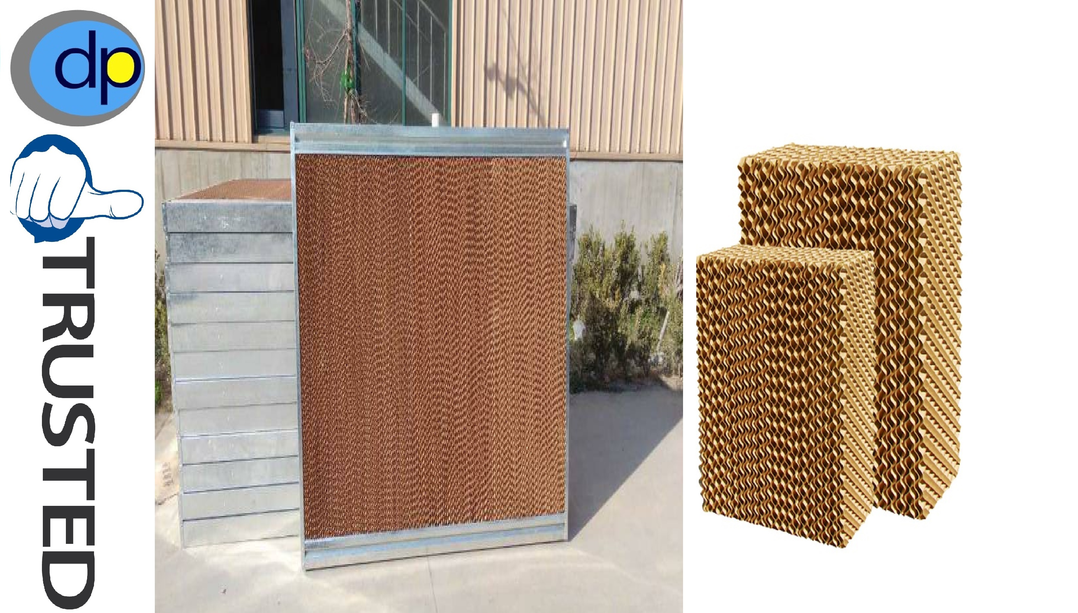 Brown Evaporative Cooling Pad By Ahmedabad