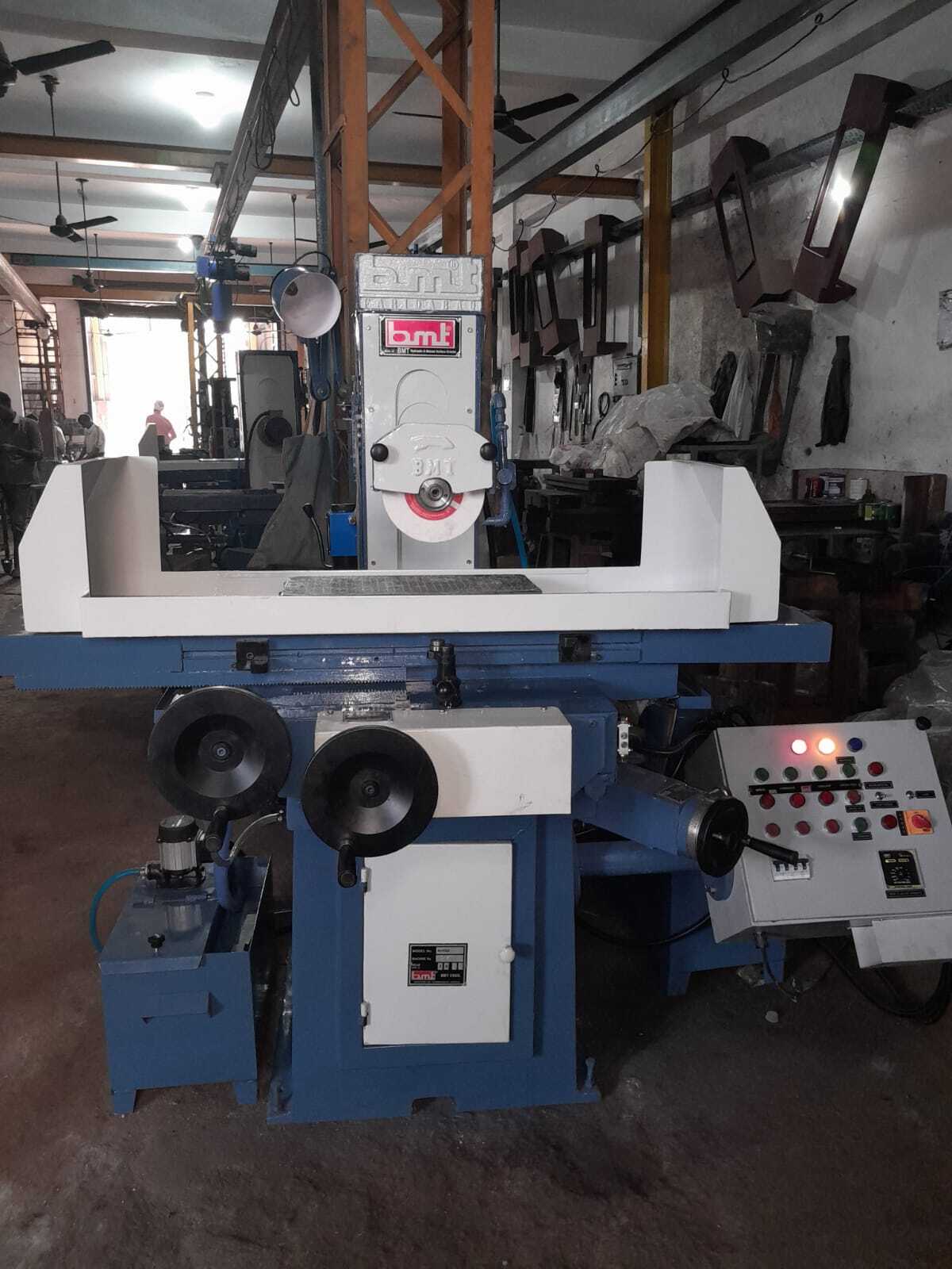 Bmt Horizontal Surface Grinder - 600x300mm Working Surface, Green Color | 3 Phase 1.5 Hp Motor, 75l Hydraulic Tank Capacity, 2800 Rpm Wheel Speed