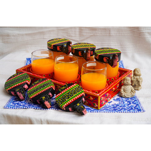 Glossy Wooden Tray