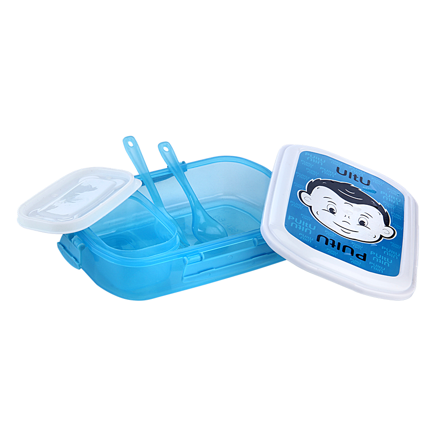 Super Seal Lunch Box - Food Grade Polypropylene, Multicolor Design , Compact Shape With Rubber Gasket For Temperature Retention And Freshness