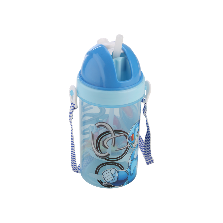 Rio Water Bottle - Transparent Pet, Multicolor Small & Big Sizes | Bpa Free, Leak-free Cap With Rubber Gasket, Lightweight With Carry Strap