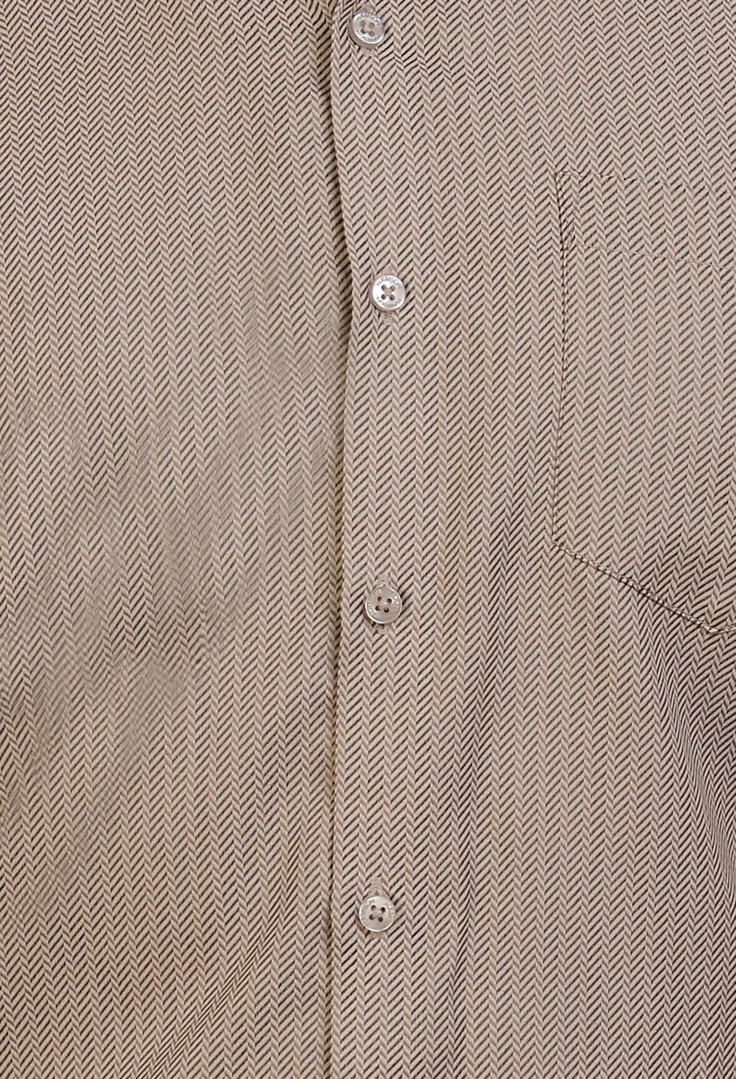 Mens Cotton Blended Stripes Shirts Ace 7 - Cotton Blend, Sizes L/xl/xxl, Color Brown | Anti-wrinkle, Breathable, Full Sleeves, Standard Collar, Washable