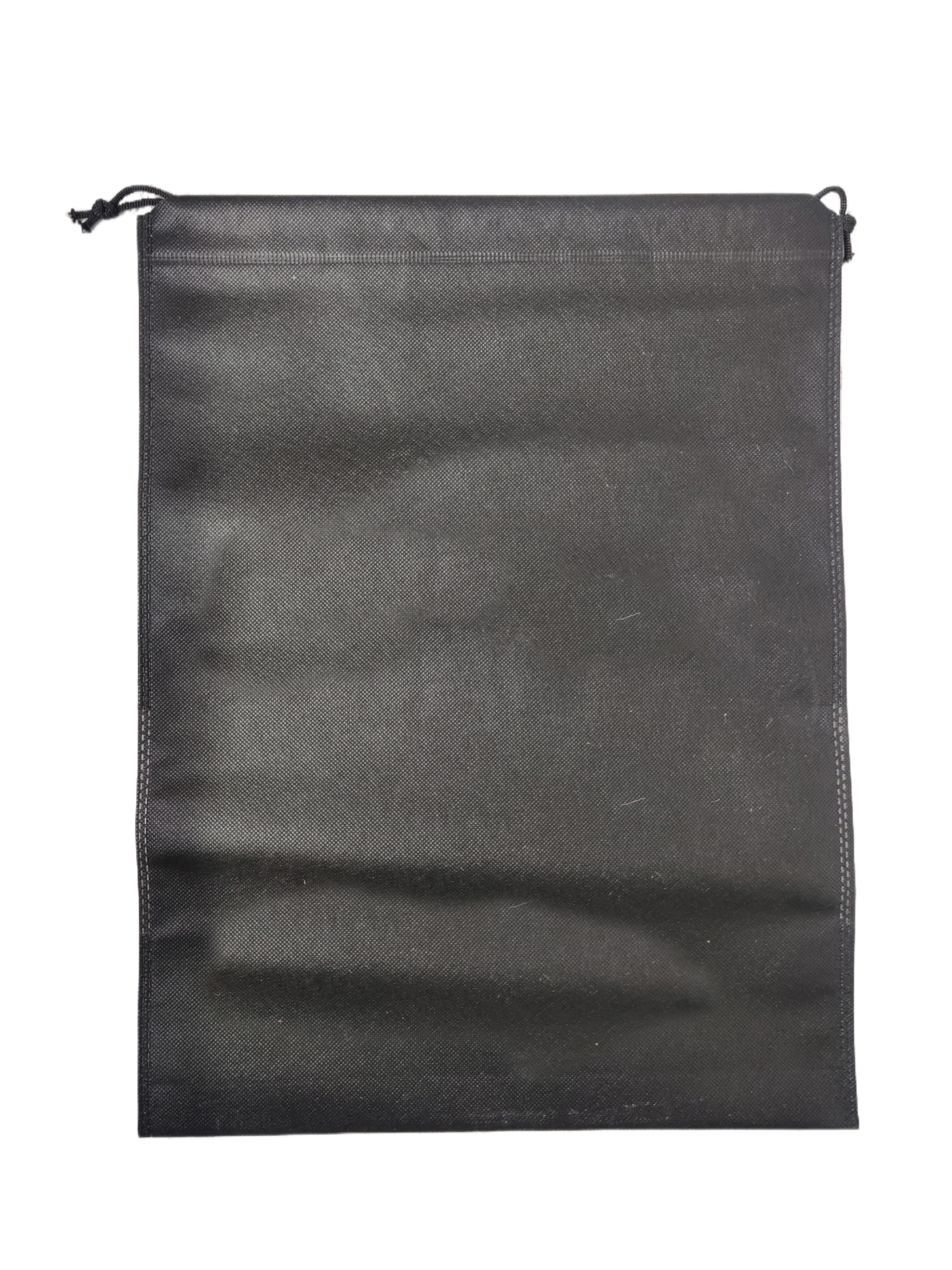 Non Woven Shoe Bag Black With Transparent Window 12 By 16 Inch