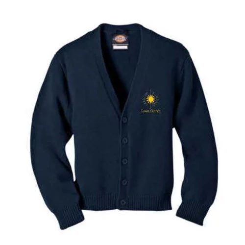 Woolen Daffodil Full Sleeve School Cardigan