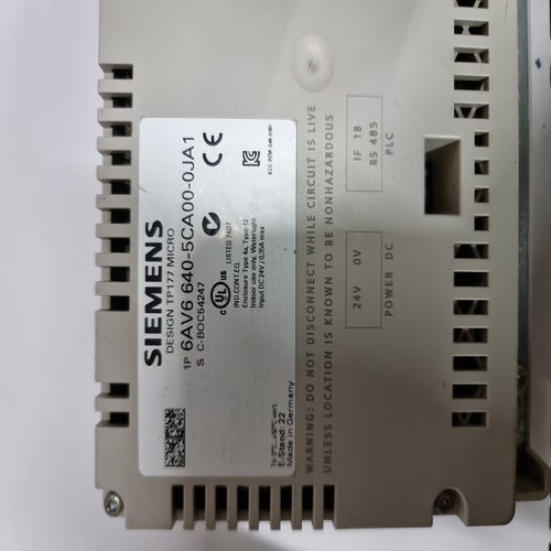 Siemens 6av6 640-5ca00-0ja1 Micro Touch Panel