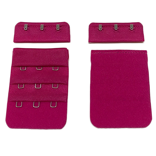 Hook and Eye Tape - Cotton Material, Multiple Sizes & Colors Available Including Purple | Plain Design for Ladies Garments