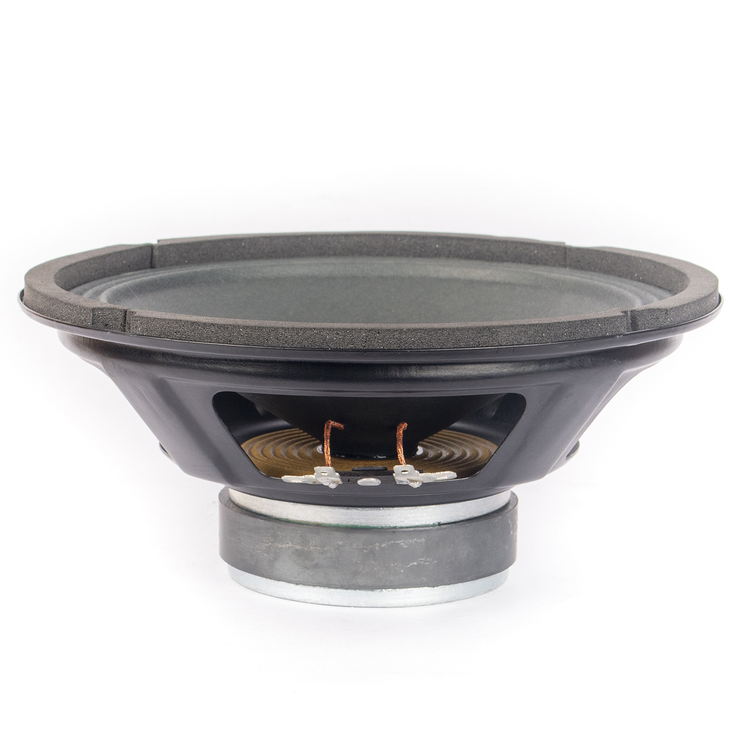 Dual Cone Speaker - Iron Chassis, 8 Inch, Black , 40w Rms Power, 8 Ohm Impedance, Vented Magnet For Enhanced Sound Quality