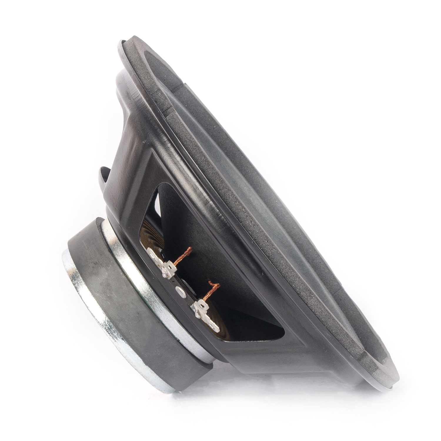 Dual Cone Speaker - Iron Chassis, 8 Inch, Black , 40w Rms Power, 8 Ohm Impedance, Vented Magnet For Enhanced Sound Quality