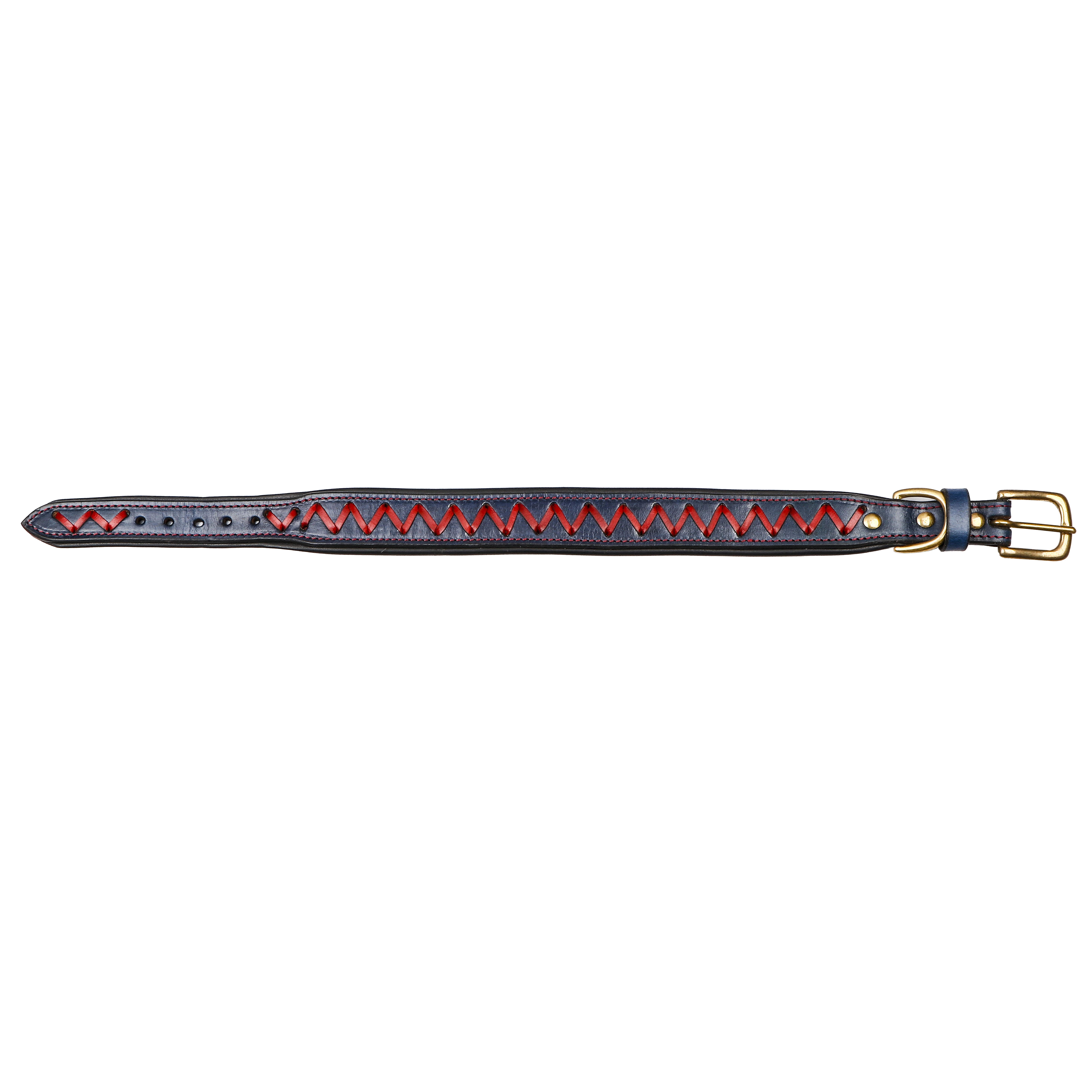 Sparrow Daughter Leather Dog Collar For Large And Medium Dogs In Braided Design